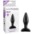 Anal Fantasy Collection Mini Silicone Plug - Black 7.5 cm (3'') Butt Plug - Hush Store Sydney 