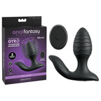 Anal Fantasy Elite Gyro-Milk Pro - Black - Black USB Rechargeable Gyrating Butt Plug - Hush Store Sydney 