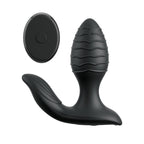 Anal Fantasy Elite Gyro-Milk Pro - Black - Black USB Rechargeable Gyrating Butt Plug - Hush Store Sydney 