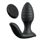 Anal Fantasy Elite Gyro-Milk Pro - Black - Black USB Rechargeable Gyrating Butt Plug - Hush Store Sydney 