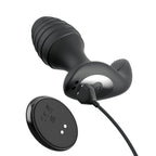 Anal Fantasy Elite Gyro-Milk Pro - Black - Black USB Rechargeable Gyrating Butt Plug - Hush Store Sydney 
