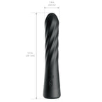 Anal Fantasy Elite Twist Ecstasy - Black - Black 24.1 cm USB Rechargeable Twisting & Thrusting Anal Vibrator