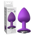 Fantasy For Her Little Gem Large Plug - Purple 9.6 cm Butt Plug with Jewel Base - Hush Store Sydney 