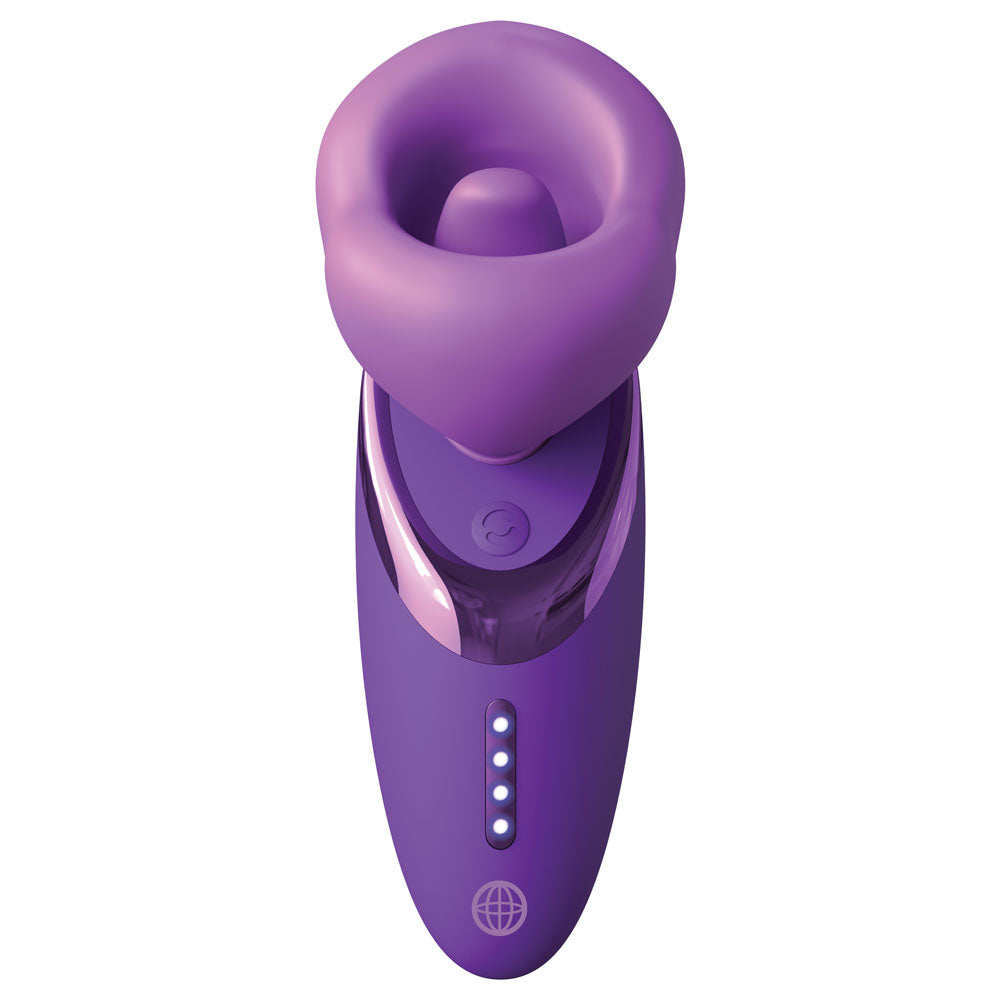 Fantasy For Her Pleasure Sucker - Purple USB Rechargeable Sucking