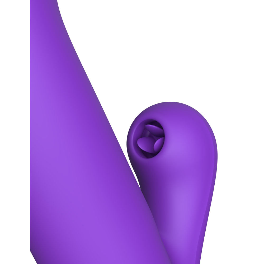 Fantasy For Her Super SoniX Thruster - Purple USB Rechargeable Thrusting Rabbit Vibrator