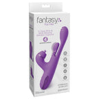 Fantasy For Her IntiMotion Pulse Pro - Purple 24 cm USB Rechargeable Swirling & Flicking Rabbit Vibrator