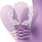 Fantasy For Her intiMotion Flutter Pro - Purple 20.6 cm USB Rechargeable Rabbit Vibrator with Pulsating Tip