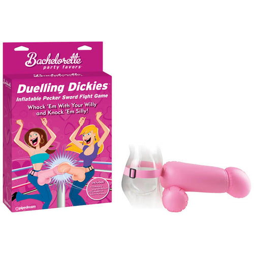 Bachelorette Party Favors Duelling Dickies - Inflatable Novelty Penises - Hush Store Sydney 