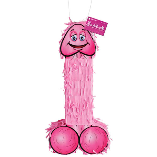 Bachelorette Party Favors Pecker Piñata - Pink Hen's Night Novelty - Hush Store Sydney 
