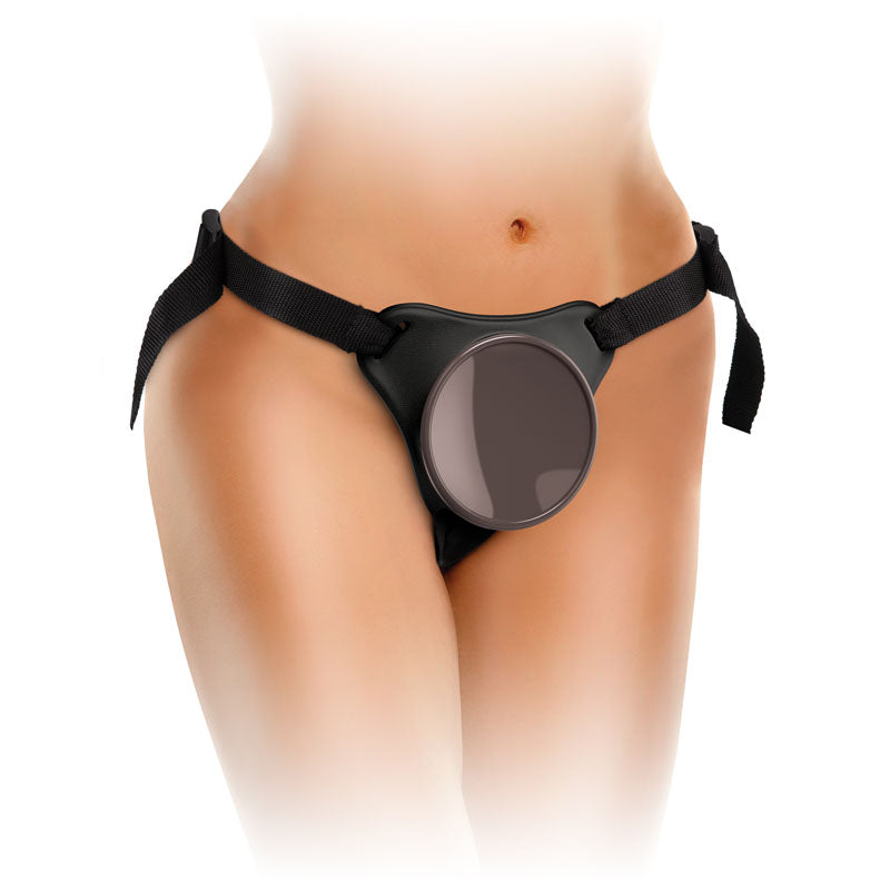 King Cock Elite Ultimate Vibrating Silicone Body Dock Kit - Body Dock Strap-On Harness with 17.8 cm Vibrating Dong & Vibrating Balls - Hush Store Sydney 