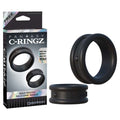 Fantasy C-Ringz Max Width Silicone Rings - Black Cock Rings - Set of 2 - Hush Store Sydney 