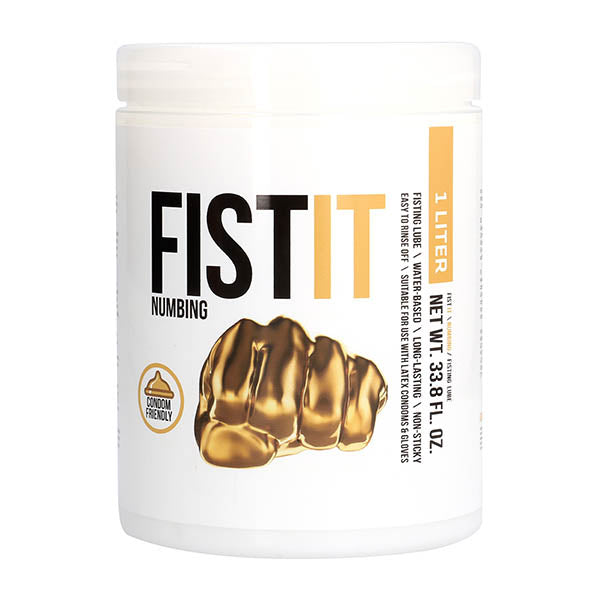 Pharmquests Fist-It Numbing - Water Based Numbing Lubricant - 1000 ml Tub - Hush Store Sydney 