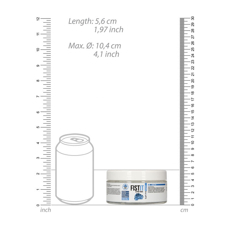 PHARMQUESTS Fist-It Extra Thick - 300ml - Thick Water Based Lubricant - 300 ml Tub - Hush Store Sydney 