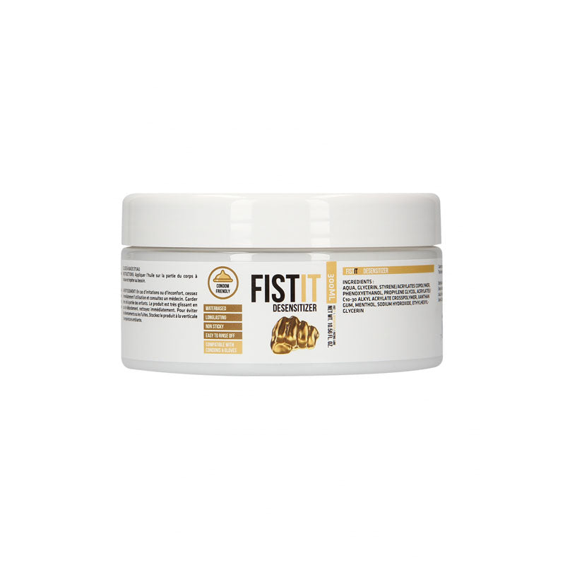 PHARMQUESTS Fist-It Numbing - 300 ml - Water Based Numbing Lubricant - 300 ml Tub - Hush Store Sydney 