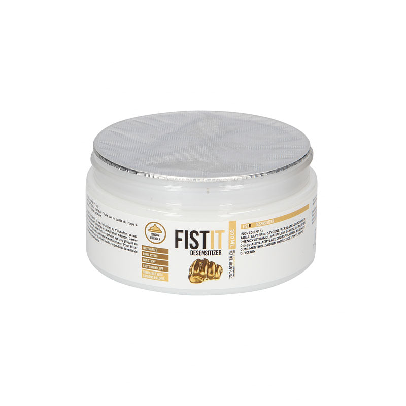 PHARMQUESTS Fist-It Numbing - 300 ml - Water Based Numbing Lubricant - 300 ml Tub - Hush Store Sydney 
