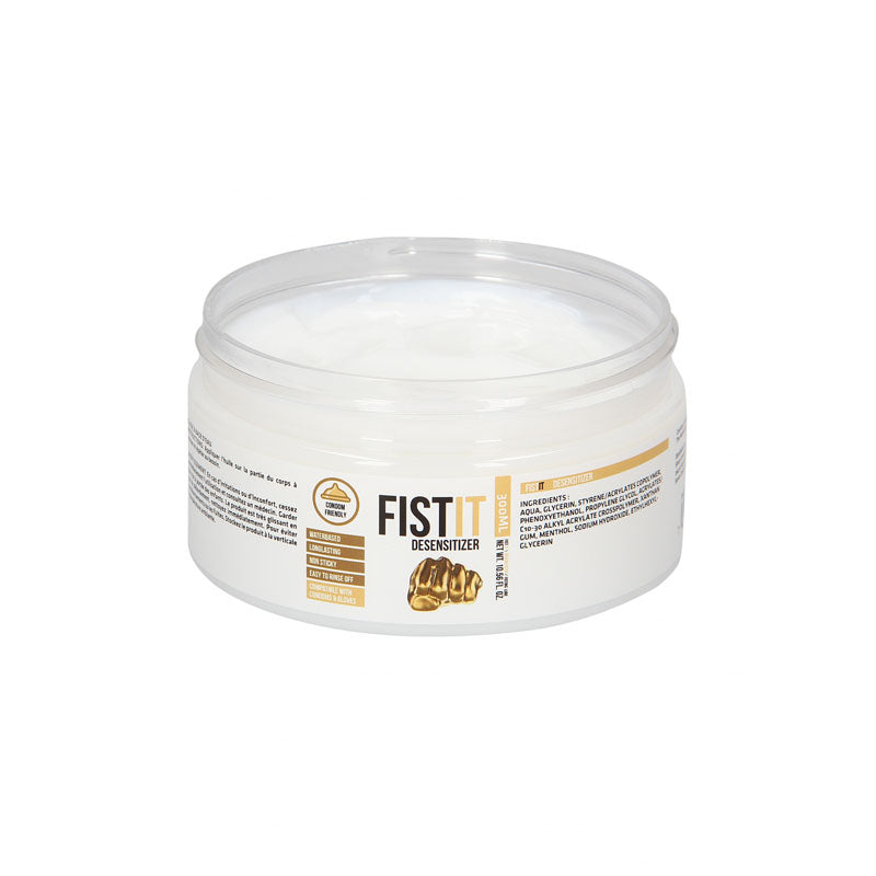 PHARMQUESTS Fist-It Numbing - 300 ml - Water Based Numbing Lubricant - 300 ml Tub - Hush Store Sydney 