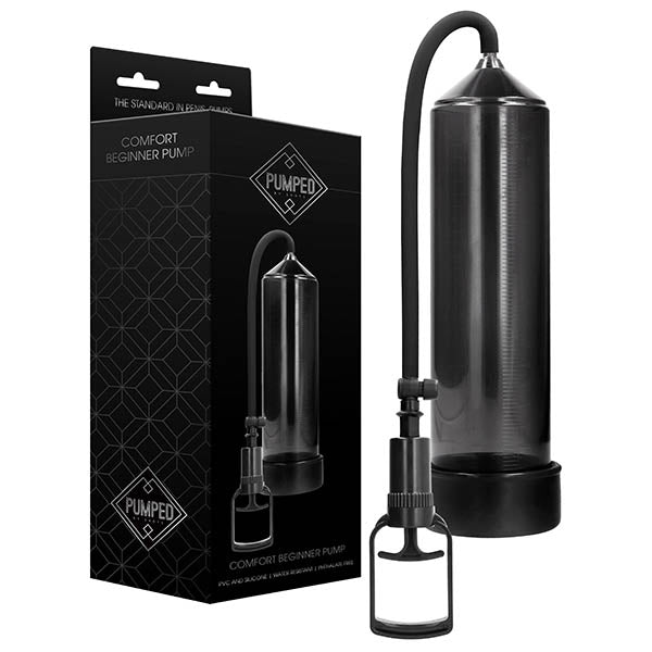 Pumped Comfort Beginner Pump - Black Penis Pump - Hush Store Sydney 
