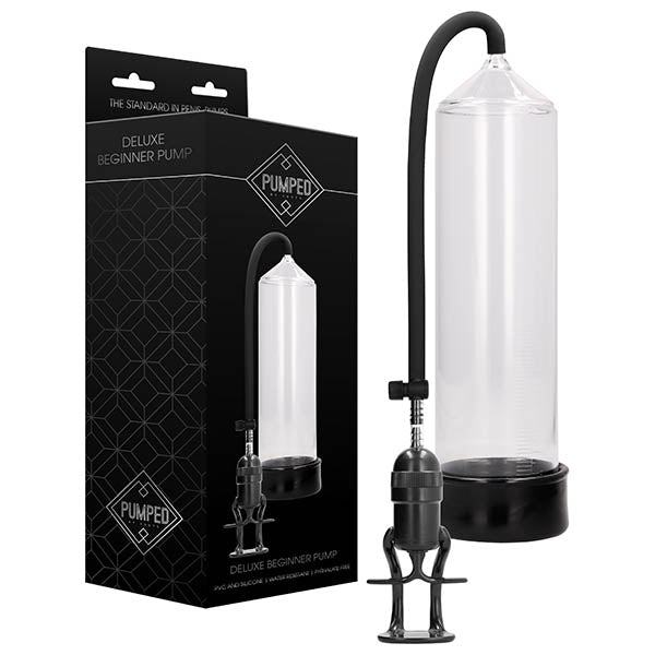 Pumped Deluxe Beginner Pump - Clear Penis Pump - Hush Store Sydney 