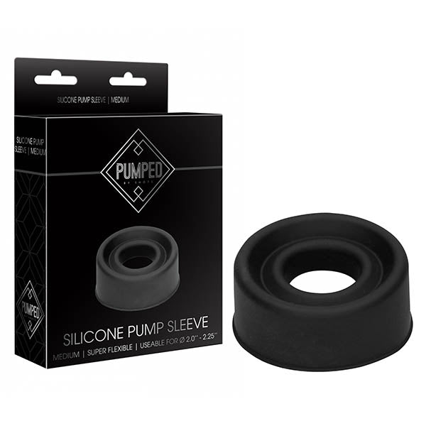 Pumped Silicone Pump Sleeve - Black Medium Sized Pump Sleeve - Hush Store Sydney 