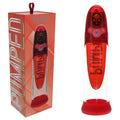 PUMPED Aqua-Pro Auto Pump - Red - Red/Clear USB Rechargeable AI-Enabled Submersible Auto Penis Pump - Hush Store Sydney 