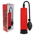 PUMPED Basic Pump 1 - Red - Red Penis Pump - Hush Store Sydney 