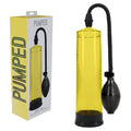 PUMPED Basic Pump 1 - Yellow - Yellow Penis Pump - Hush Store Sydney 
