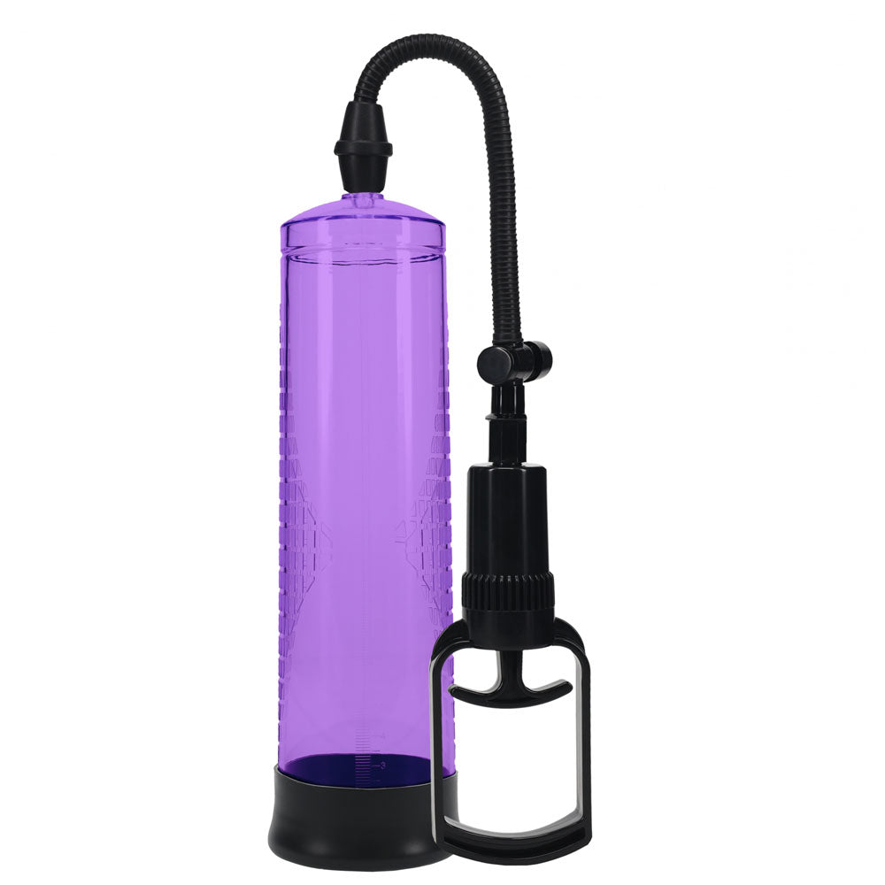 PUMPED Basic Pump 2 - Purple - Purple Penis Pump - Hush Store Sydney 