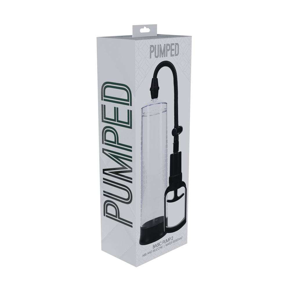 PUMPED Basic Pump 2 - Transparent - Clear Penis Pump - Hush Store Sydney 
