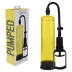 PUMPED Basic Pump 2 - Yellow - Yellow Penis Pump - Hush Store Sydney 