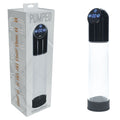PUMPED Automatic Waterproof Pump - Black - Black/Clear USB Rechargeable Automatic Penis Pump - Hush Store Sydney 