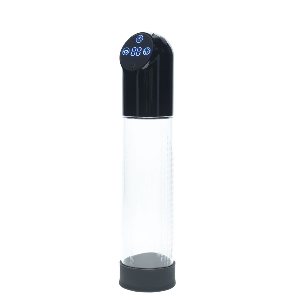 PUMPED Automatic Waterproof Pump - Black - Black/Clear USB Rechargeable Automatic Penis Pump