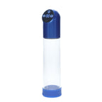 PUMPED Automatic Waterproof Pump - Metal Blue - Blue/Clear USB Rechargeable Automatic Penis Pump