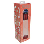 PUMPED Automatic Waterproof Pump - Metal Red - Red/Clear USB Rechargeable Automatic Penis Pump