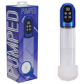 PUMPED Engage Automatic Penis Pump - Blue - Metallic Blue USB Rechargeable Auto Penis Pump - Hush Store Sydney 