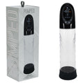 PUMPED CyberPulse Automatic Penis Pump - Black - Black/Clear USB Rechargeable Auto Penis Pump - Hush Store Sydney 
