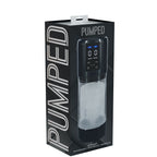 PUMPED UltraLift Automatic Masturbator - Gunmetal Grey/Clear USB Rechargeable Auto Masturbator