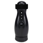PUMPED Virtuo - Gunmetal - Gunmetal Grey/Clear USB Rechargeable Sucking And Vibrating Auto Masturbator