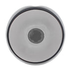 PUMPED Virtuo - Gunmetal - Gunmetal Grey/Clear USB Rechargeable Sucking And Vibrating Auto Masturbator