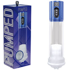 PUMPED HyperLift - Blue - Metallic Blue/Clear USB Rechargeable Auto Pump