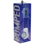 PUMPED HyperLift - Blue - Metallic Blue/Clear USB Rechargeable Auto Pump