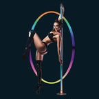 Power Pole Pro - Rainbow - Rainbow Chrome Dance Pole Kit