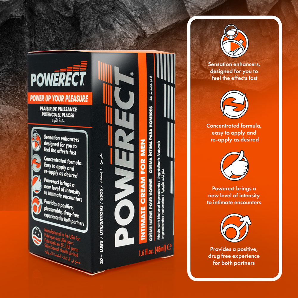 Powerect Intimate Cream - Enhancer Cream for Men - 48 ml Tube - Hush Store Sydney 