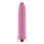 Passion Play Rechargeable Vibrating Bullet - Pink - Pink 9.8 cm USB Rechargeable Bullet