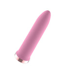 Passion Play Rechargeable Vibrating Bullet - Pink - Pink 9.8 cm USB Rechargeable Bullet