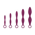 Passion Play Silicone Dilator Set - Purple Dilator Kit - Set of 5 Sizes