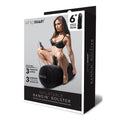 Whipsmart Inflatable Bangin Bolster - Black Inflatable Cushion with 6'' Vibrating Dong - Hush Store Sydney 