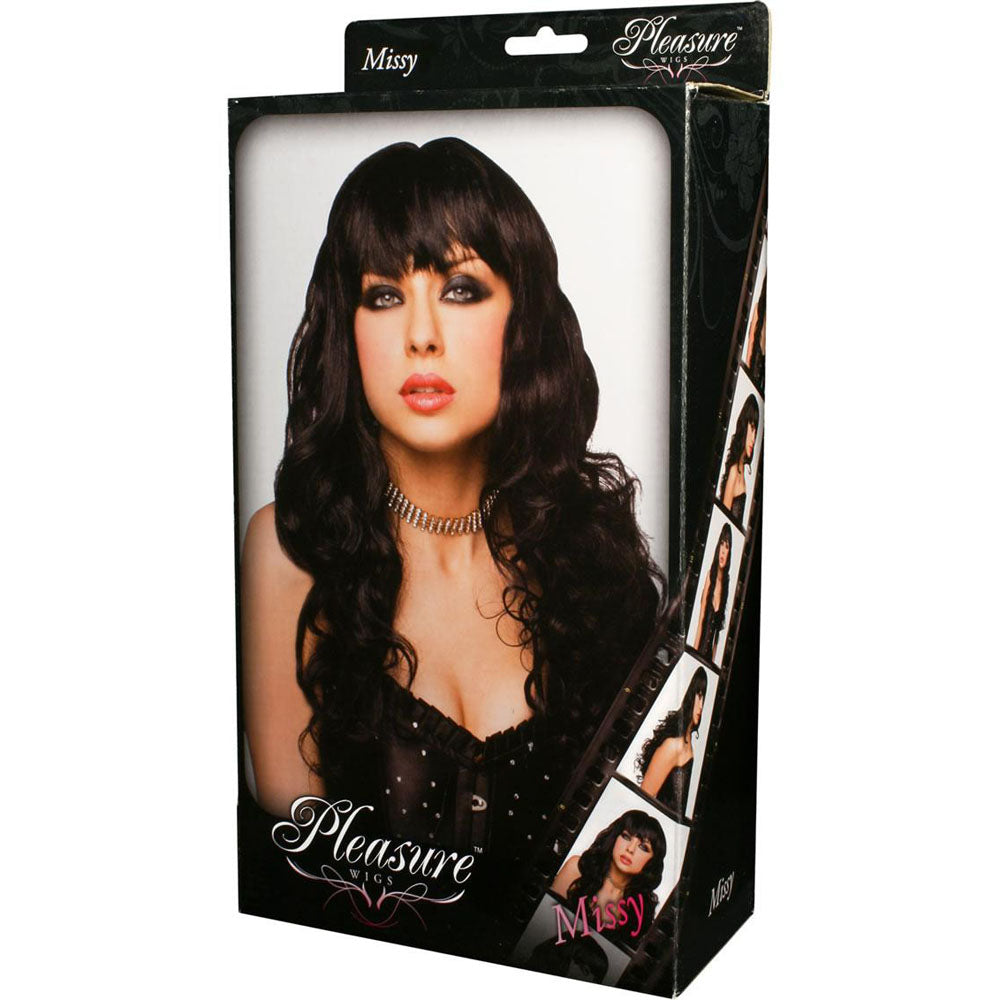 PLEASURE WIGS Missy - Black - Black Wig - Hush Store Sydney 
