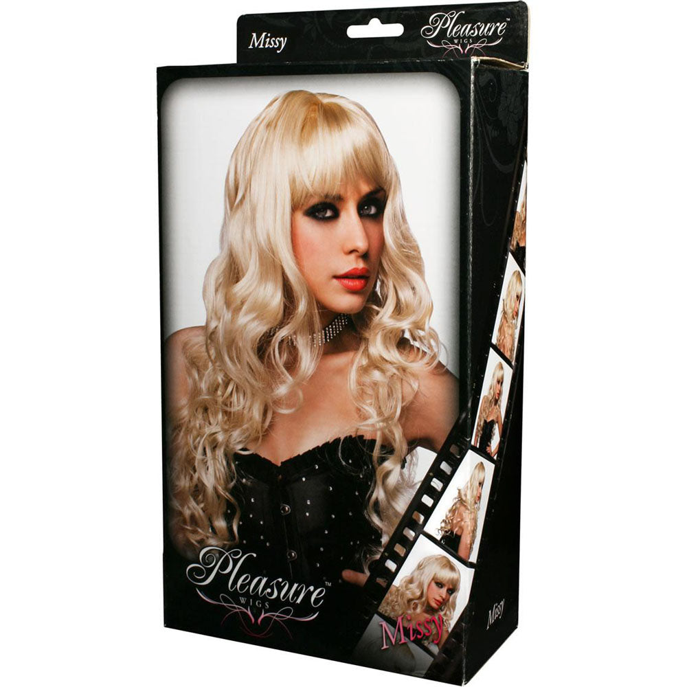 PLEASURE WIGS Missy - Platinum Blonde - Blonde Wig - Hush Store Sydney 