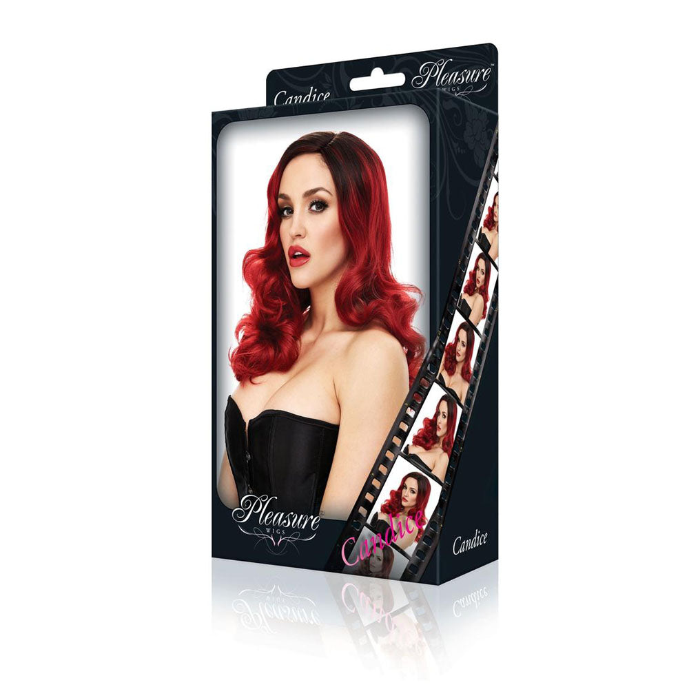 PLEASURE WIGS Candice - Red/Black - Red/Black Wig - Hush Store Sydney 