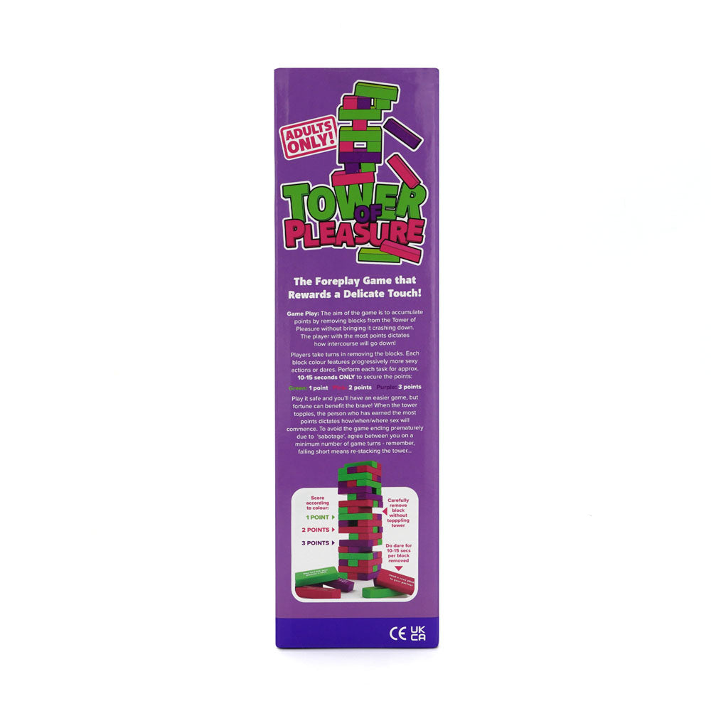 Tower of Pleasure - Couples Tumbling Tower Game - Hush Store Sydney 